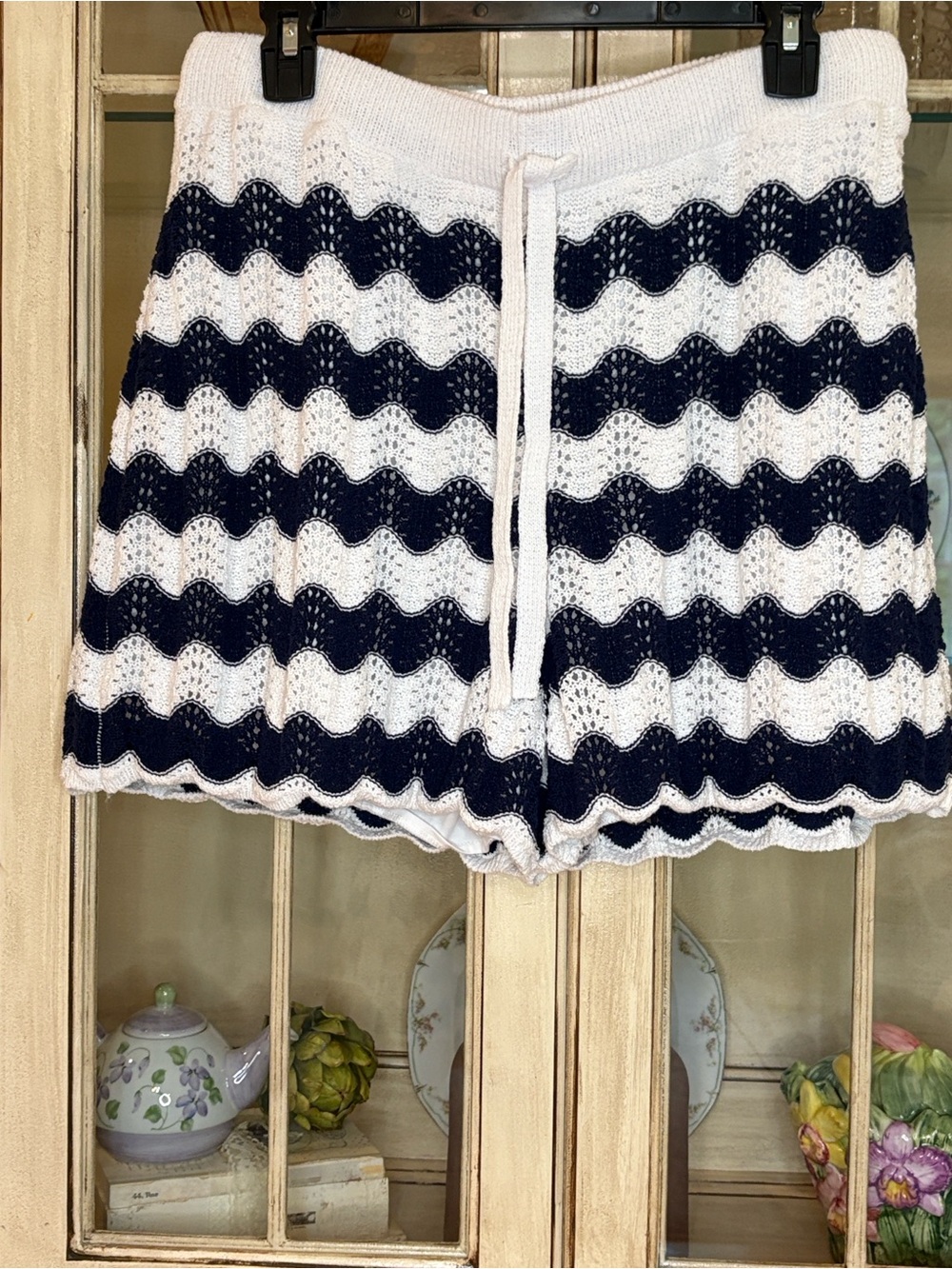 EUC Lou & Grey Cotton-Blend TWO PIECE Set in Navy & White Nautical Stripes - Picture 7 of 9